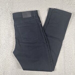 Mott and Bow Jeans Men's 34x32 Dark Navy Blue Skinny Mercer Twill Stretch